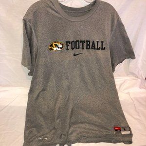Men's Nike Dri Fit Mizzou Football T